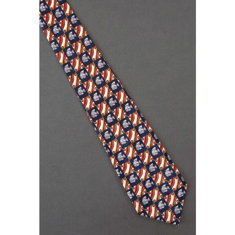 Stylized Fish In Water - Nautical Novelty Necktie