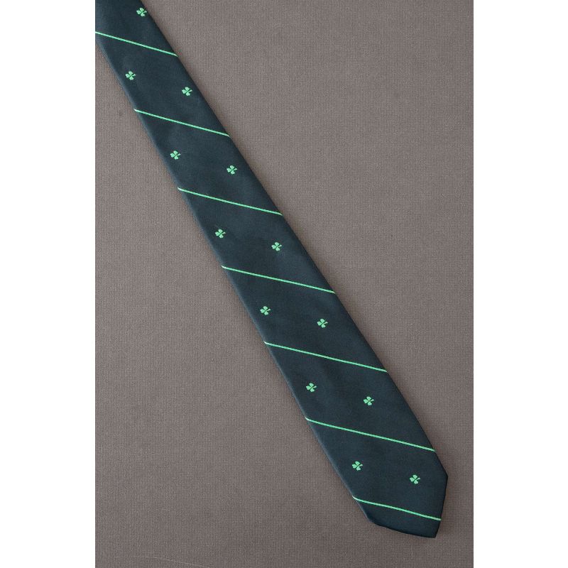 Shamrocks & Stripes - Made in Ireland Necktie