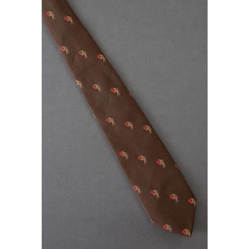 Unicorn & Red Crown - Boys 1970's Vintage Tie