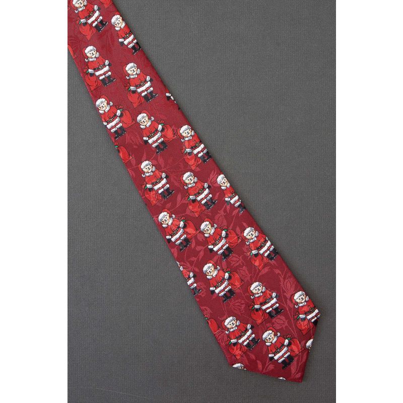 Teddy Bear as Santa Claus - Christmas Tie