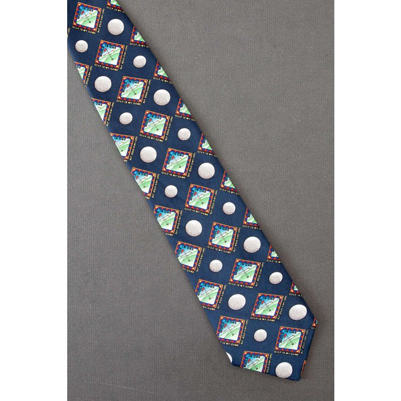 Golf Is My Game But Jesus Is My Lord Necktie