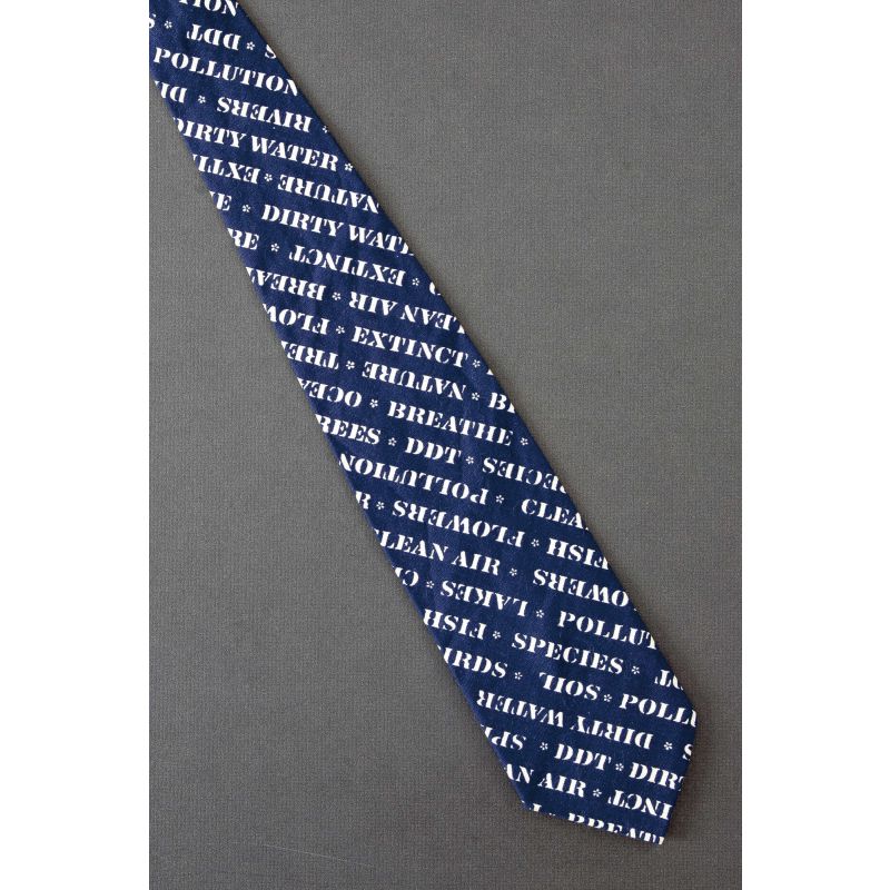 Anti-Pollution - Clean Air - Go Green Vintage Tie