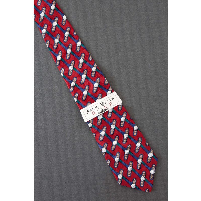 Perfect Putt - Brand New Barry Wells Golf Necktie