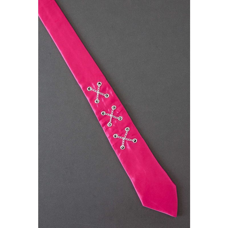 X Made of Chains - Skinny Punk Rock Necktie