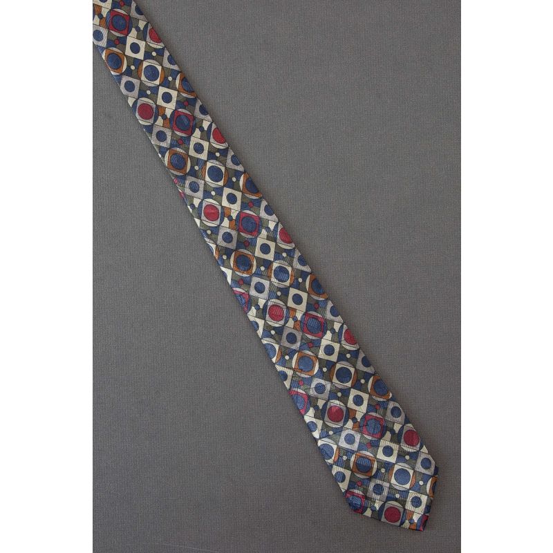 Study of Diamonds & Circles - 80's Skinny Tie