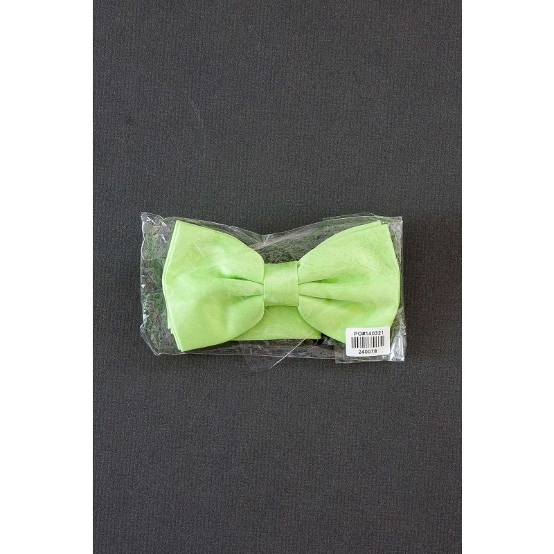 Solid Lime Green - Pre-Tied Adjustable Bowtie