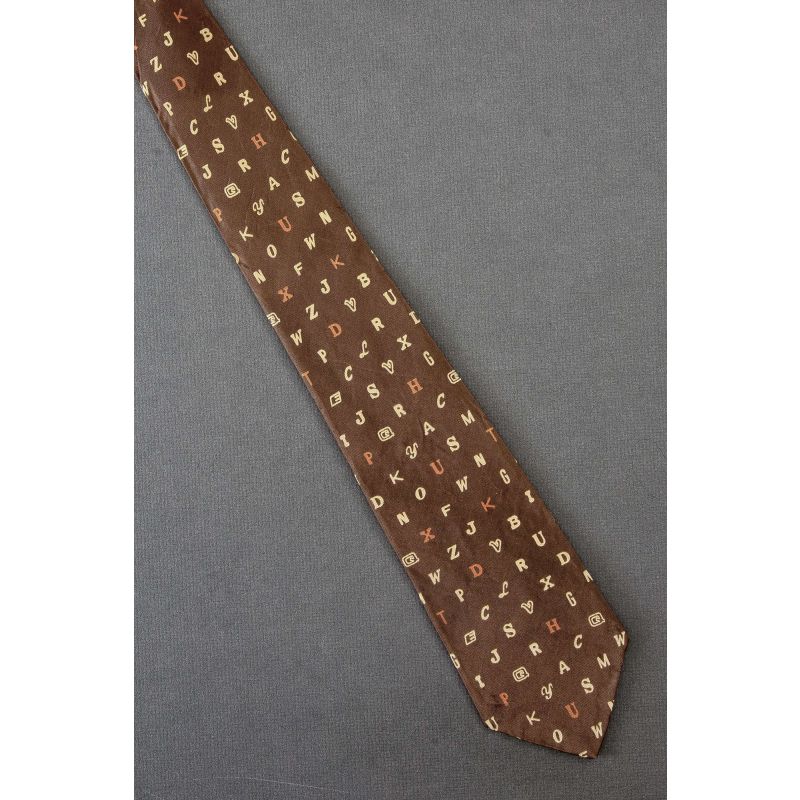 Letters of the Alphabet in Various Fonts - Necktie