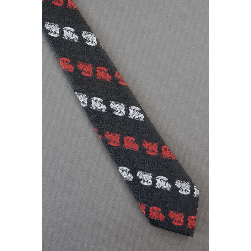 Vintage Cars Right Side Up & Upside Down Tie