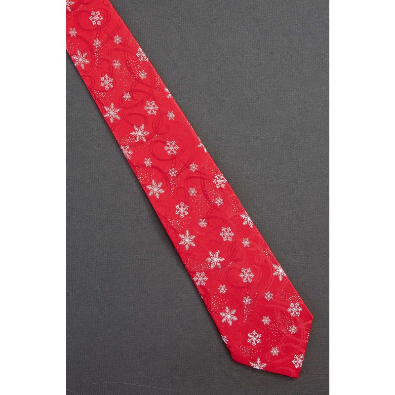 Snowflakes Big & Small - Festive Hallmark Necktie