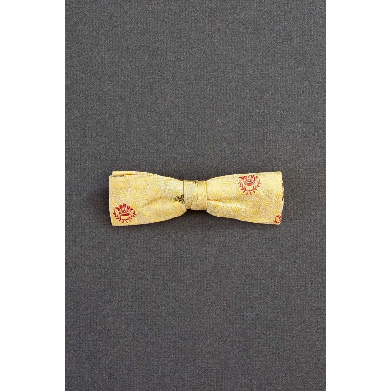 Wreath Around Crown - Vintage Pre-Tied Bow Tie