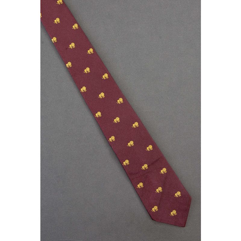 King of the Jungle - 80's Skinny Red Lion Necktie