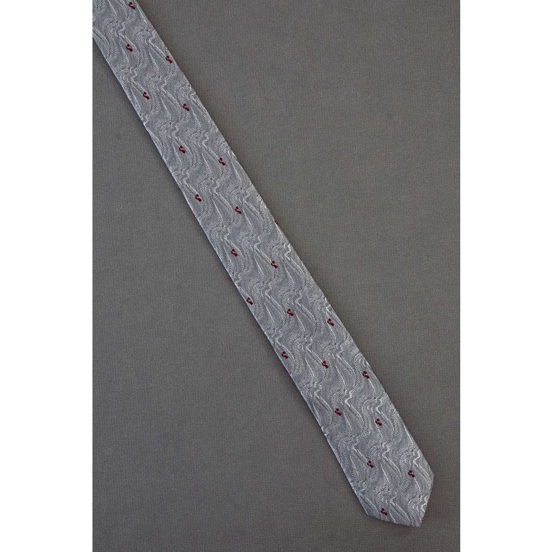 Look of Moving Water - 1980's Skinny Gray Tie
