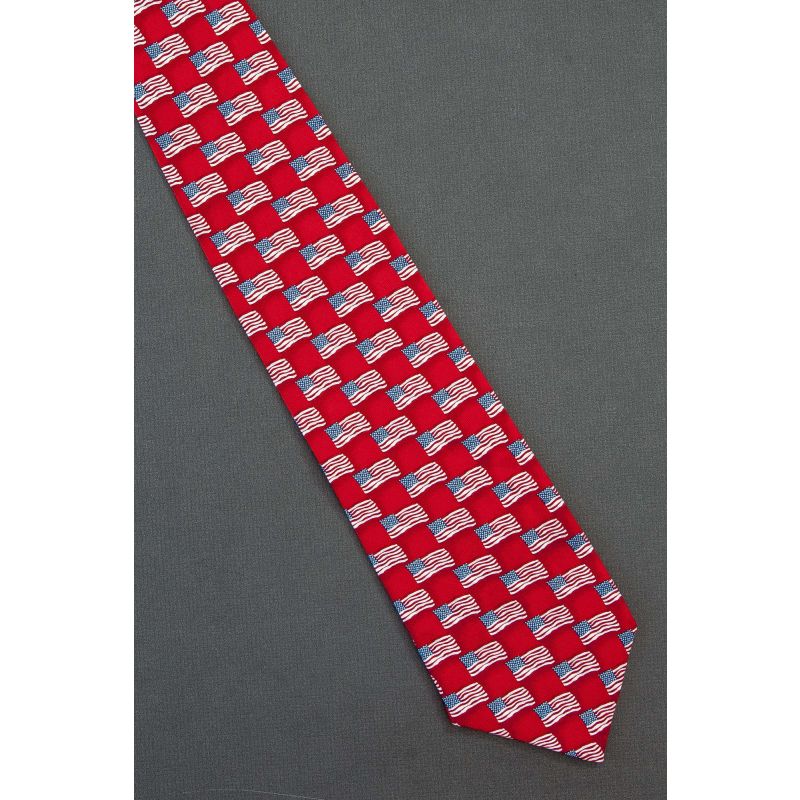 American Flag Repeat - United States Necktie