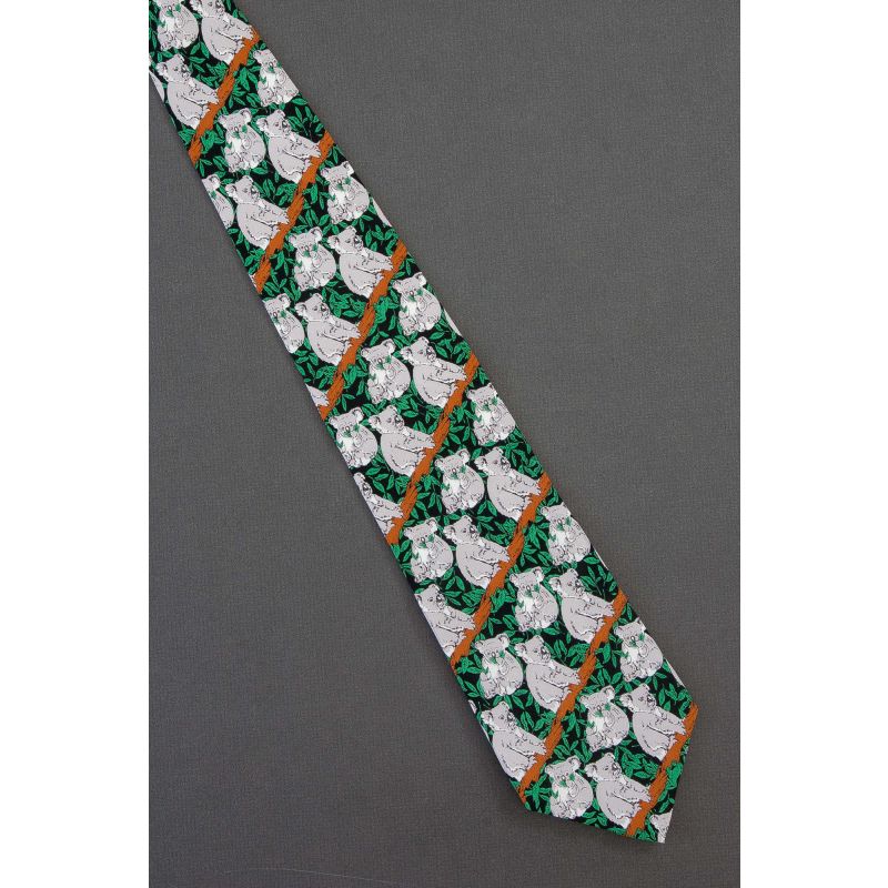 Koala Bears on Branches - Fort Worth Zoo Necktie