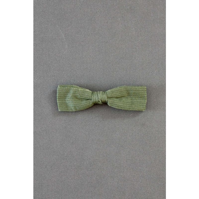 Solid Green - Pre-Tied Clip-On Bow Tie
