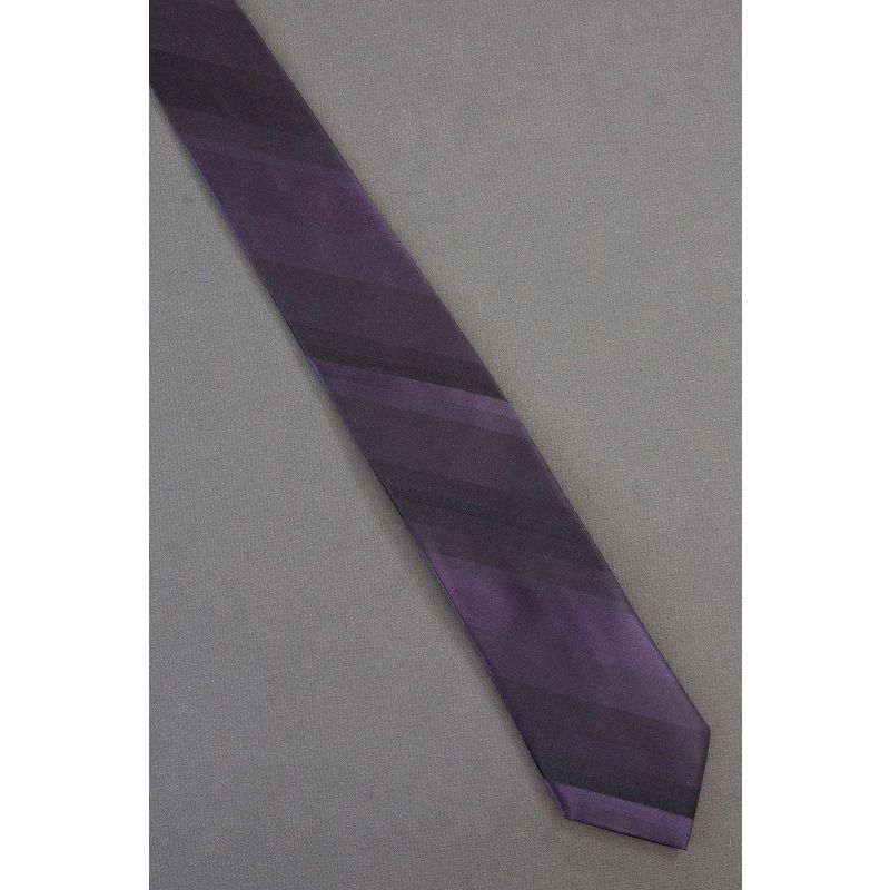 Purple & Black Striped - Brand New Merona Tie