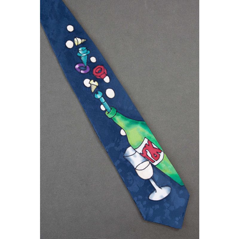 A.P.I. Nuts & Bolts Y2K Champagne Celebration Tie