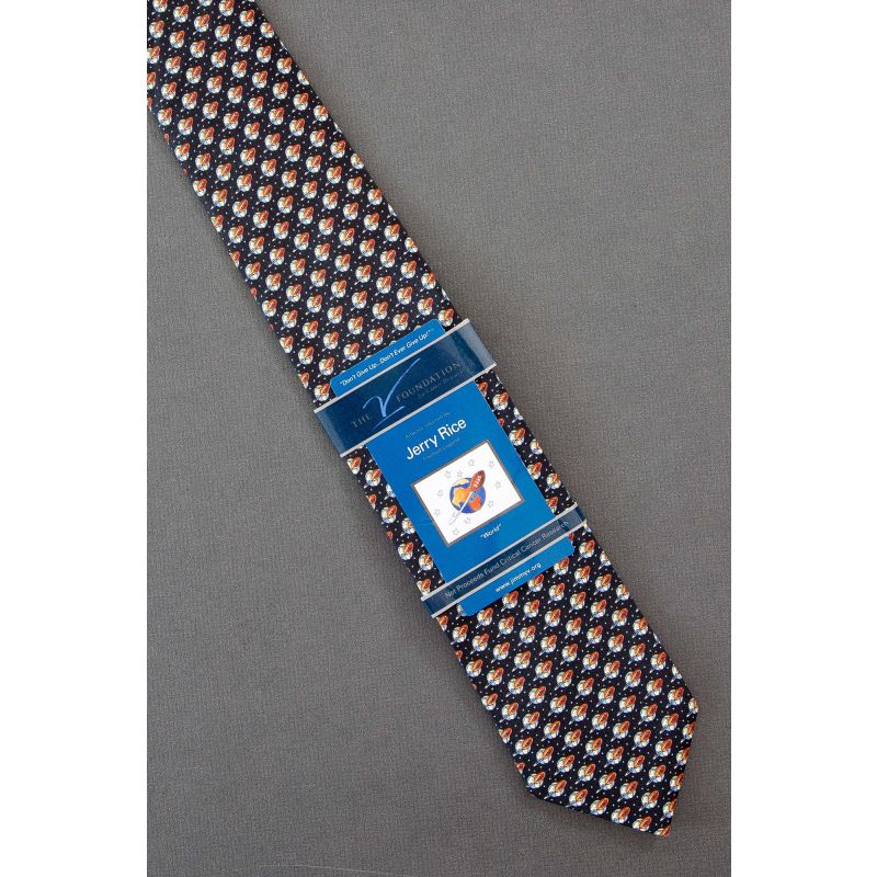 Jerry Rice Football World - V Foundation Neck Tie