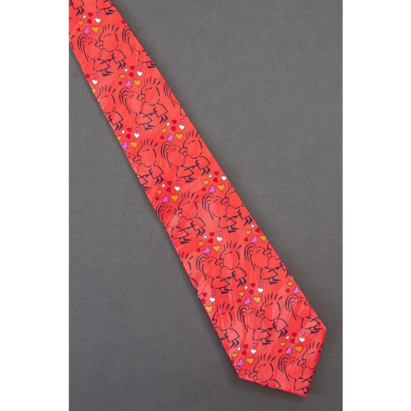Two People in Love & Kissing One Another Tie