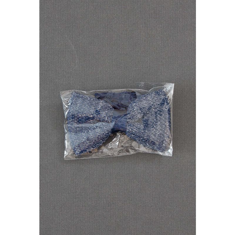 Navy Blue Mottled - New Adjustable Bow Tie