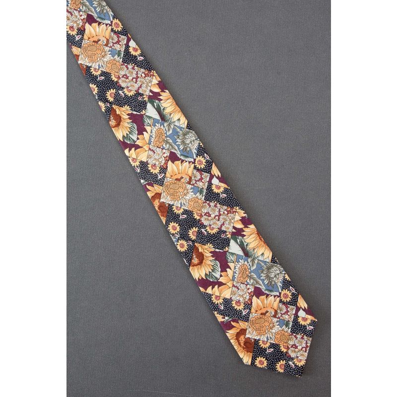 Sunflower Collage - Cotton Beans McGee Tie