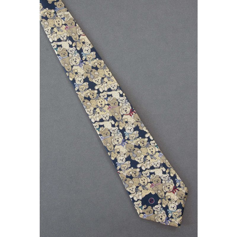 Teddy Bears with Bow Ties - Halston Logo Tie