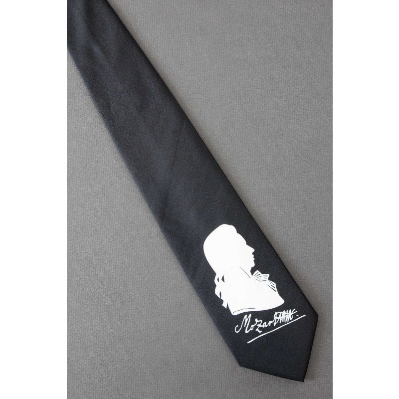 Wolfgang Amadeus Mozart Silhouette Necktie