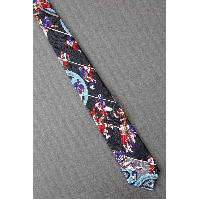 Football Players On A Field - Boys Necktie