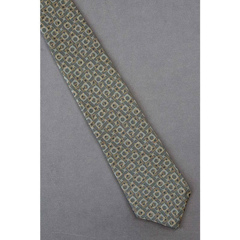 Two Patterns in One - Green Ralph Lauren Tie