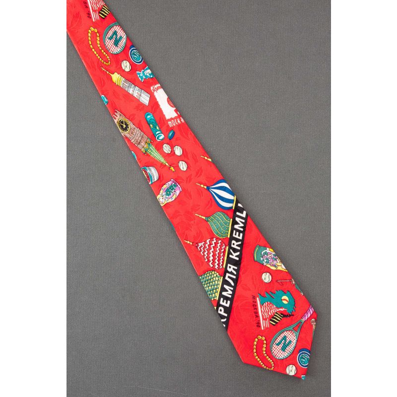 Kremlin Cup 1990 - Silk Nicole Miller Tennis Tie