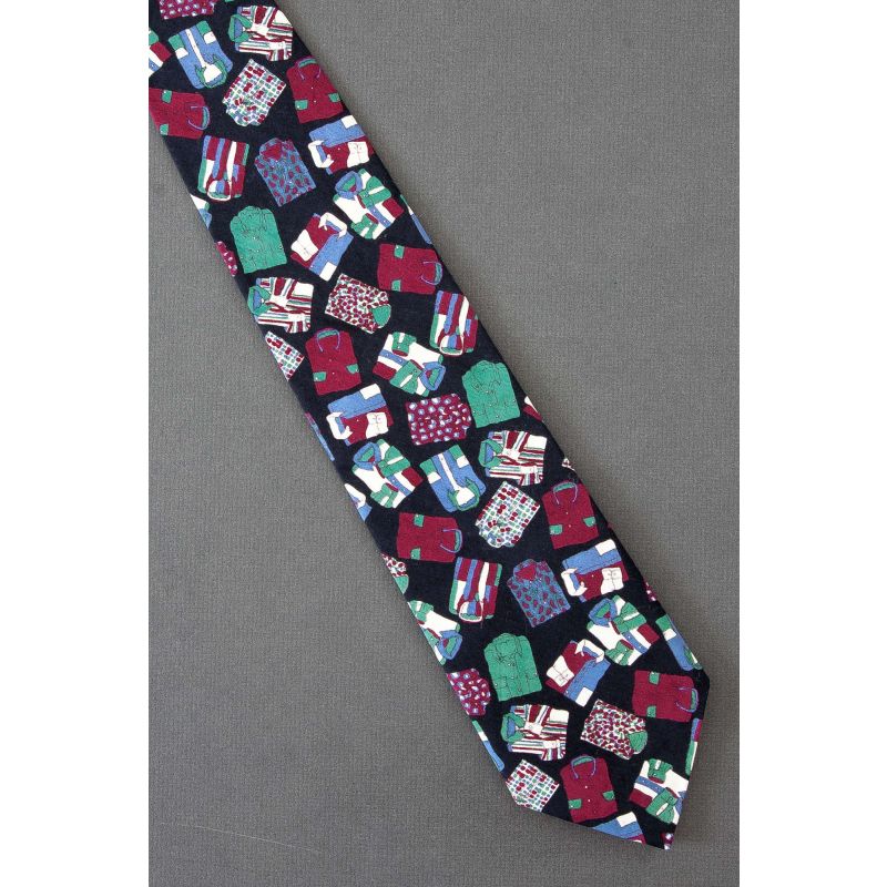 Colorful Folded Shirts - Unique Novelty Necktie