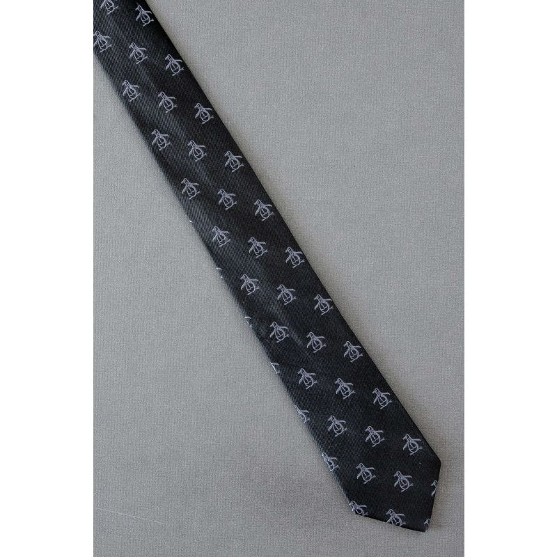 Penguin Brand Logo Allover - Skinny Necktie