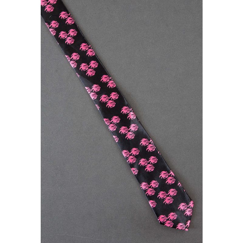 Flaming Masks or Pink Goblins - Skinny Necktie