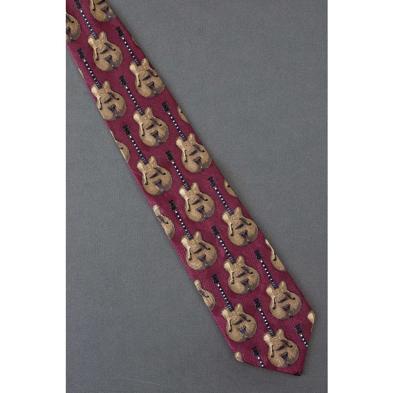 Electric Hollow Body Guitar - Music Necktie