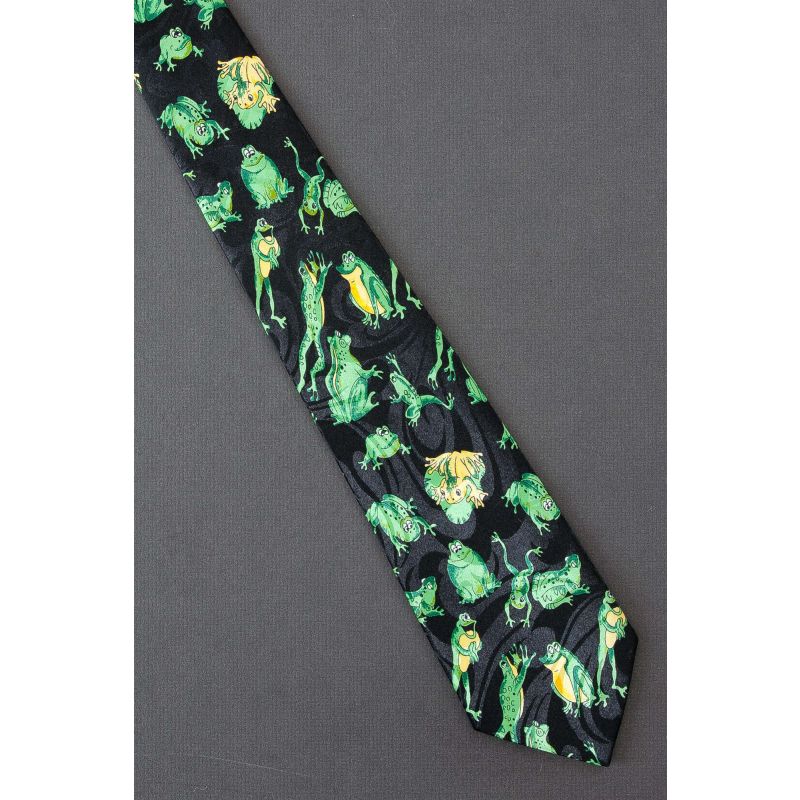 Toads & Frogs Everywhere - Black Tie