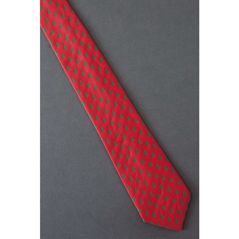 Christmas Tree Allover - Red Alynn Neckwear