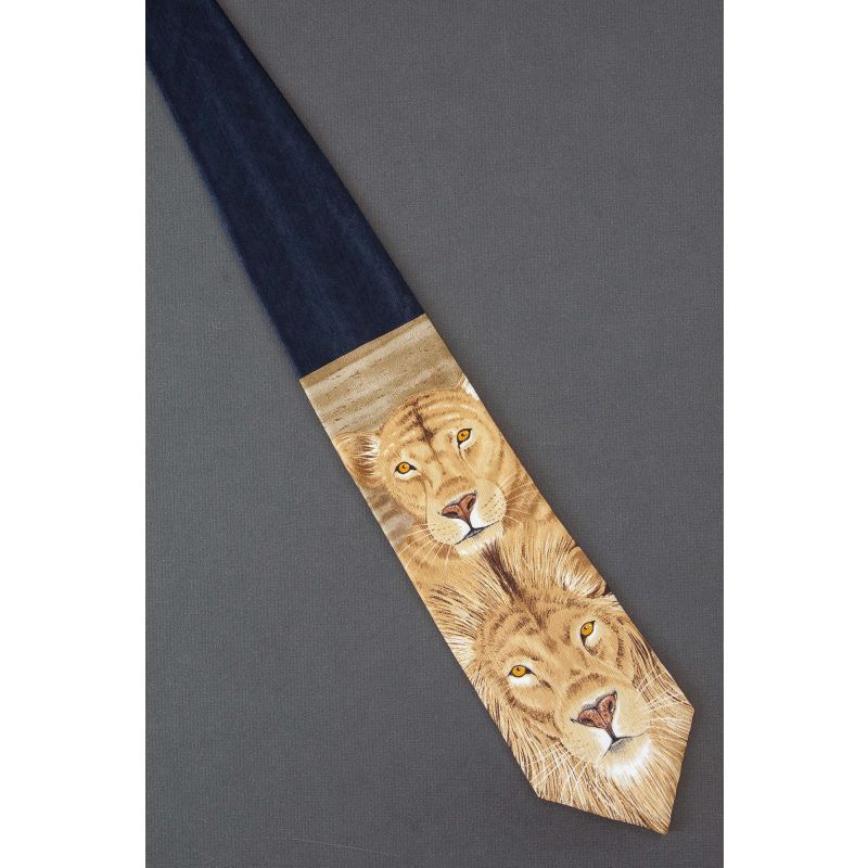 Lion & Lioness - the Dynamic Duo Necktie