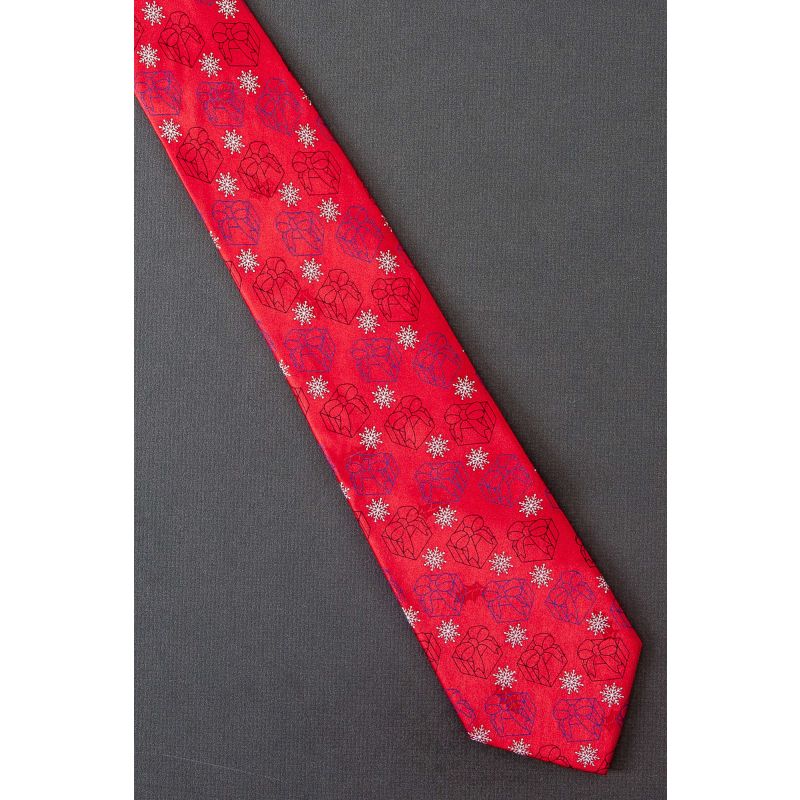 Presents & Gifts Amid Snowflakes - New Tie