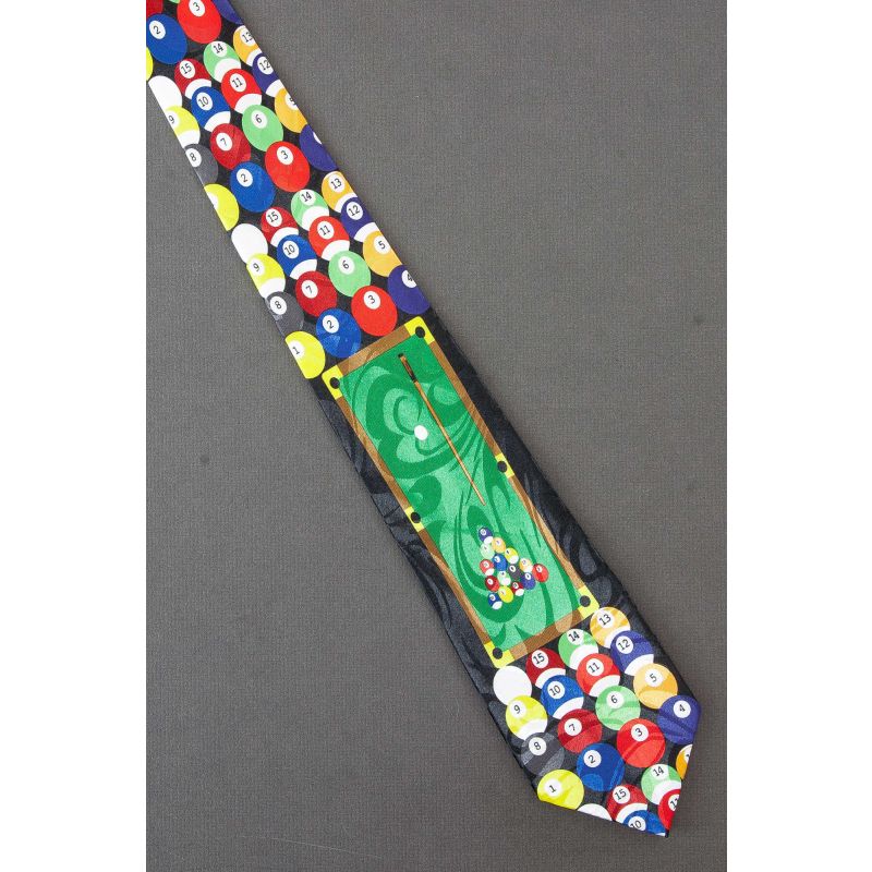 Balls Racked Up On A Pool Table - Billiards Tie