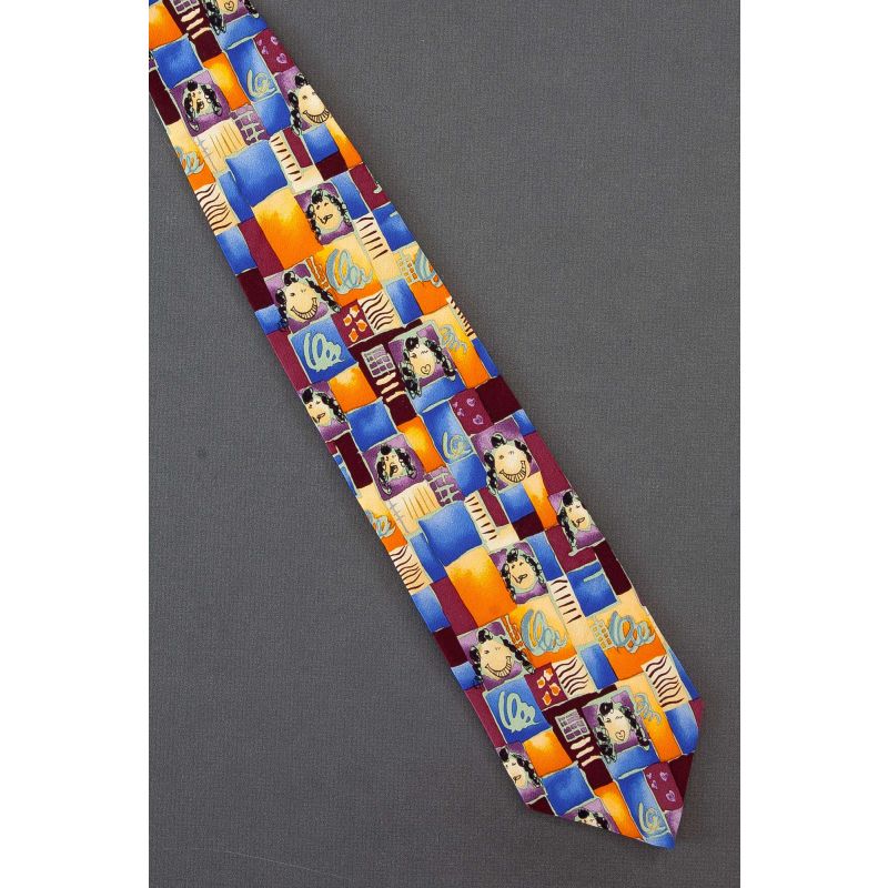 Doodles & A Girl - Silk Gilda's Club Necktie