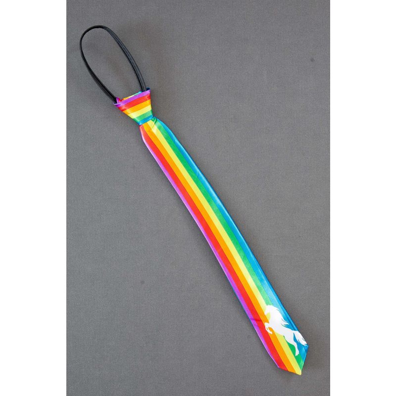 Horse on Hind Legs - Boys Rainbow Necktie