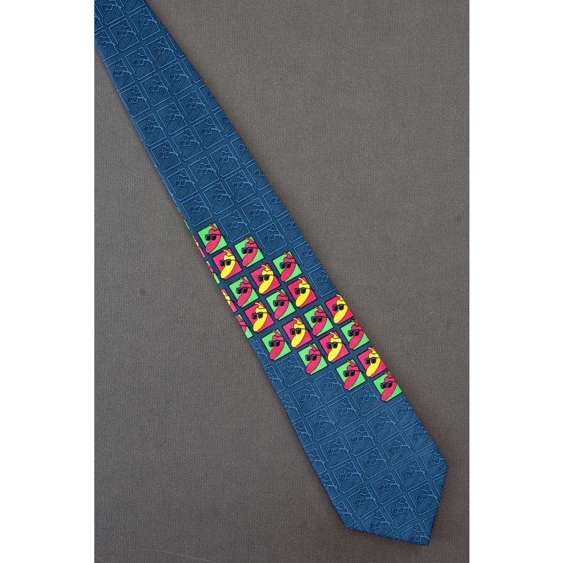 Pink & Yellow Peppers Wear Glasses - Fun Tie