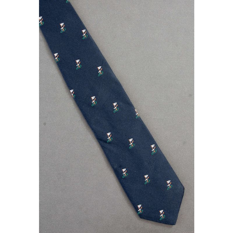 18th Hole Allover - 80's Navy Alynn Neckwear