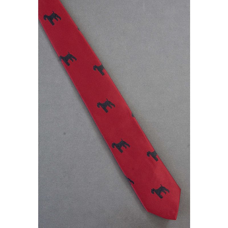 Terrier Dog Allover - 1980's Vintage Necktie