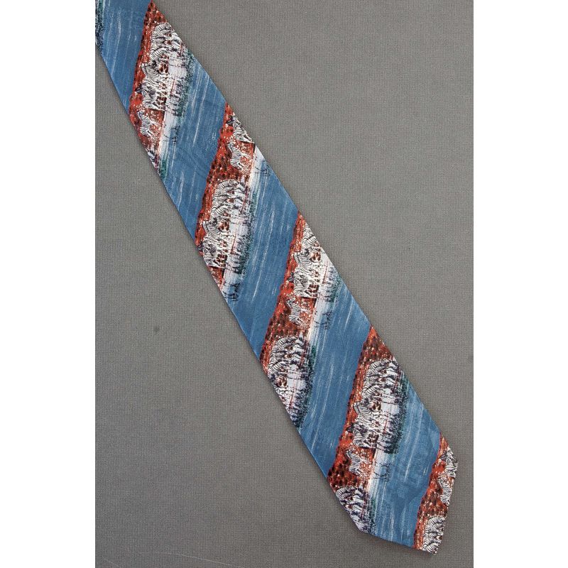 A Zeal of Zebras - Silk Endangered Species Tie