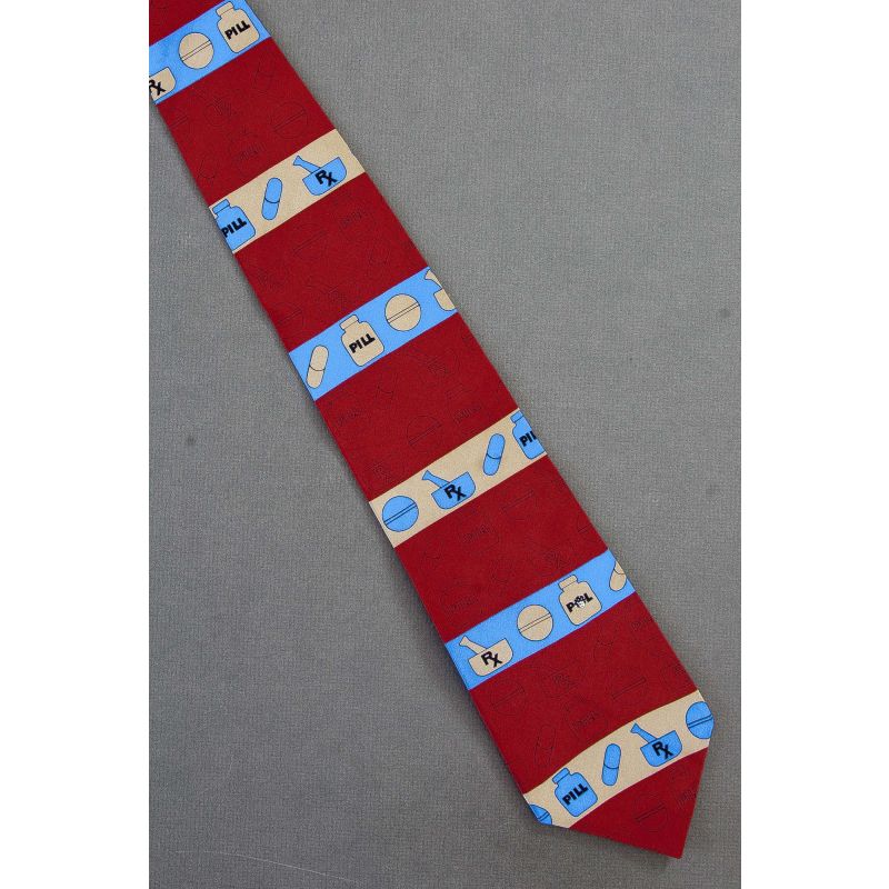 Filler Up - Vicky Davis Silk Pharmacy Drug Tie