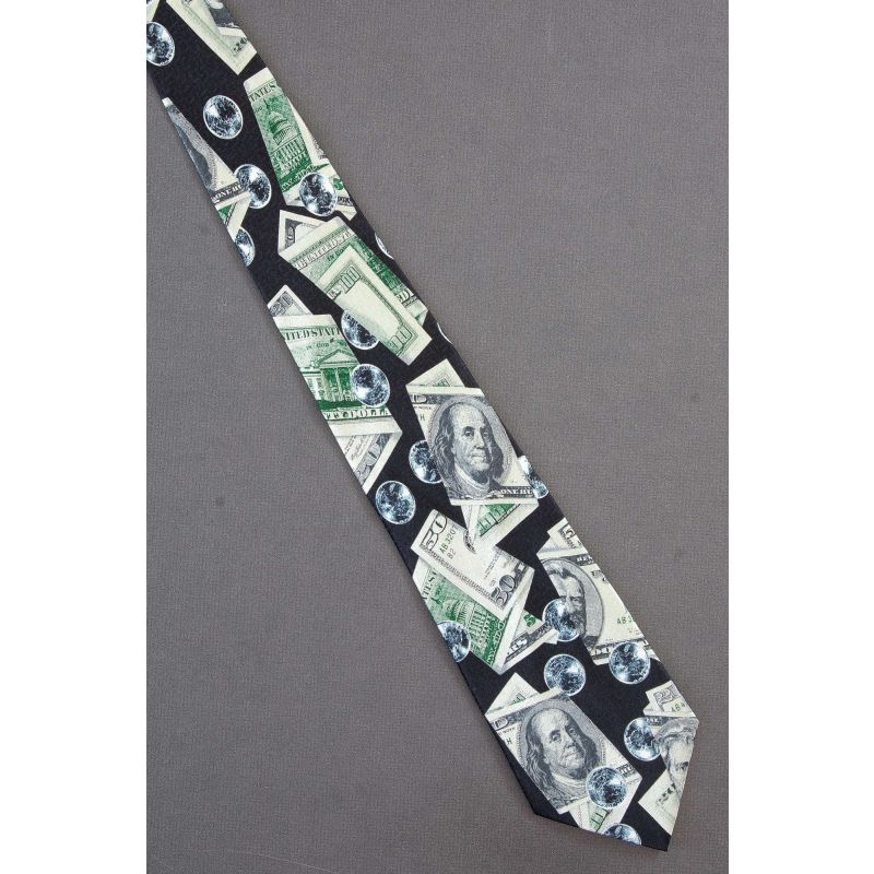 Folded U.S. Money & Quarters - Brand New Tie