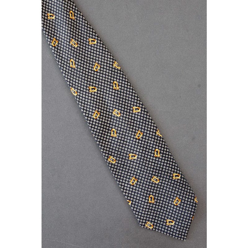 U-Bolt Shackle Allover - Men's Black Necktie
