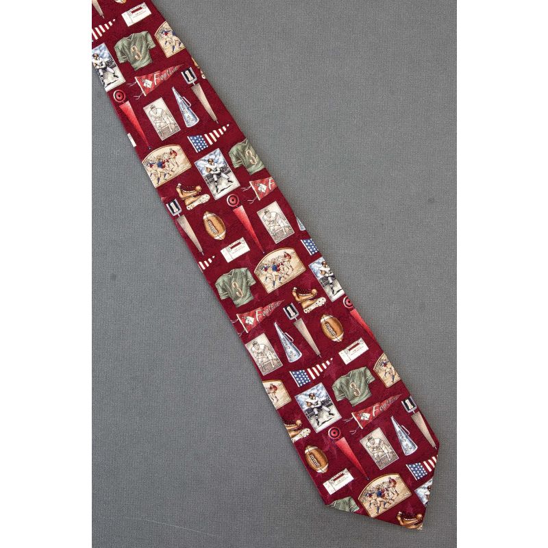 Football Nostalgia - Silk Americana Series Necktie