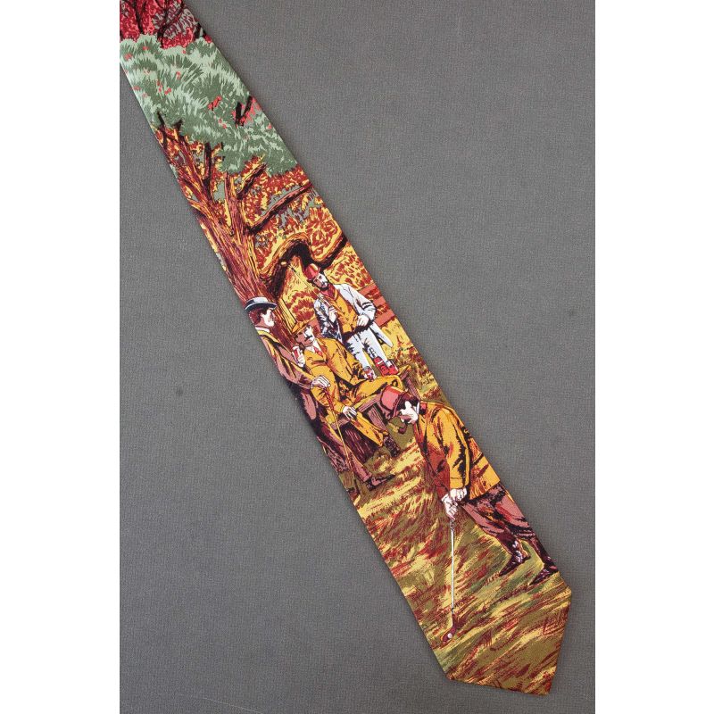 The 19th Hole - Silk Ralph Marlin Necktie